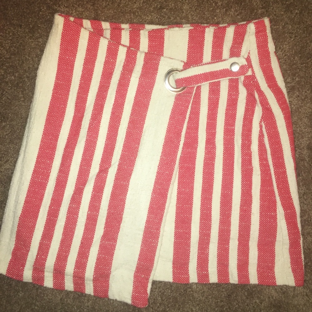 Free People It’s a Wrap Summer Stripe Skirt